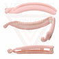 Banana Clips Hair Clamp Matte Dotted Twist Hair Clips Pins Comb Ponytail Holder