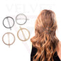 4pcs Metal Hair Clip Round Hair Pins Grip Sliders Clips Hair Styling Accessories