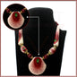 Tribal Colourful Beaded Traditional Necklace Pendant With Earrings Boho Ethnic