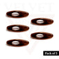 5 pcs Muslim Hijab Pins Shiny Scarf Pins Stainless Steel Saree Pins Head Brooch
