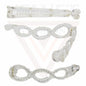 Banana Clip Hair Clamp Clear Infinity Hair Pins Ponytail Holder Twist Hair Clips