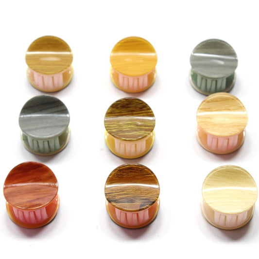 3x Assorted Hair Claw Clips Wooden Round Hairpins Clutcher Barrette Accessories
