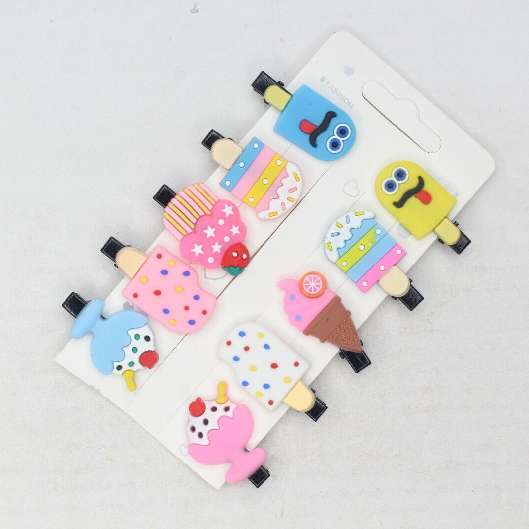 Cartoon Hair Clips Mix Design Baby Hairpin Kids Crocodile Clips Girl Hair Grips