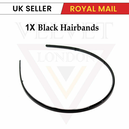 Slim Hair Hoop Band Plastic Plain Headbands Narrow Thin Plastic Alice Hair Bands