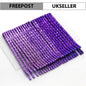 24 Glitter Hair Grip Kids 5.5cm Shaded Colour Sliders Sleepies Hair Pins Baby