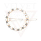 Hair Clips Bride Diamond Pearl Crystal Hair Pins Wedding Metal Slide Clips