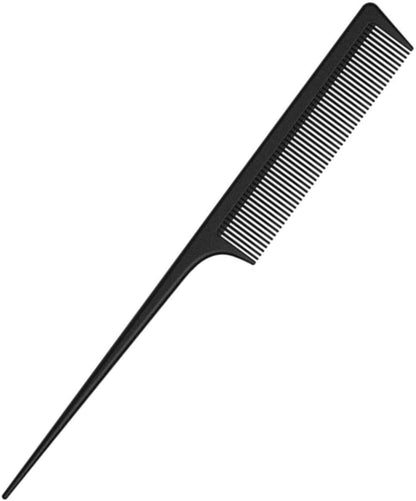 10X Handle Comb Carbon Comb, Break-Proof Antistatic For Hair & Beard For Men