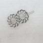 Silver Hair Clips Metal Infinity Pins Sliders Barrettes Korean Clips Hair Grip