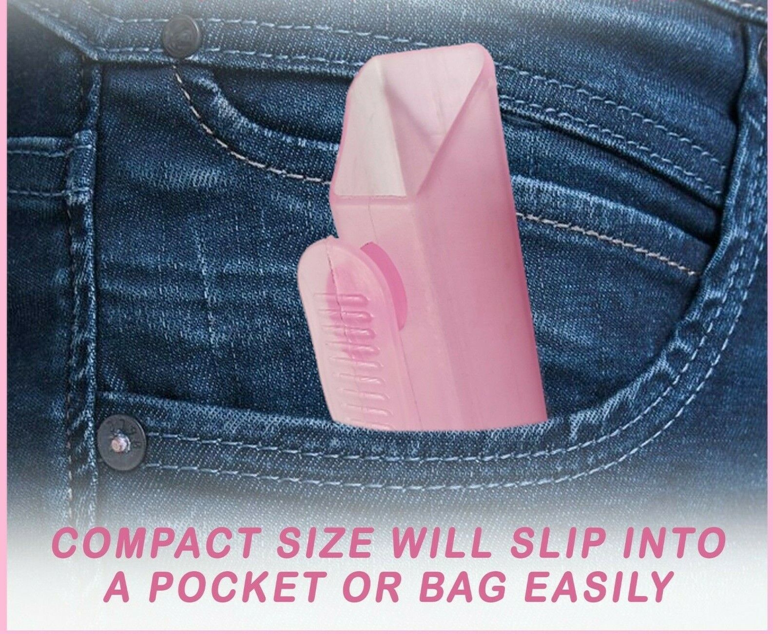 Pink Pill Popper Blister Pack Pill Puncher Tablet Remover Popper Medicine Tool 