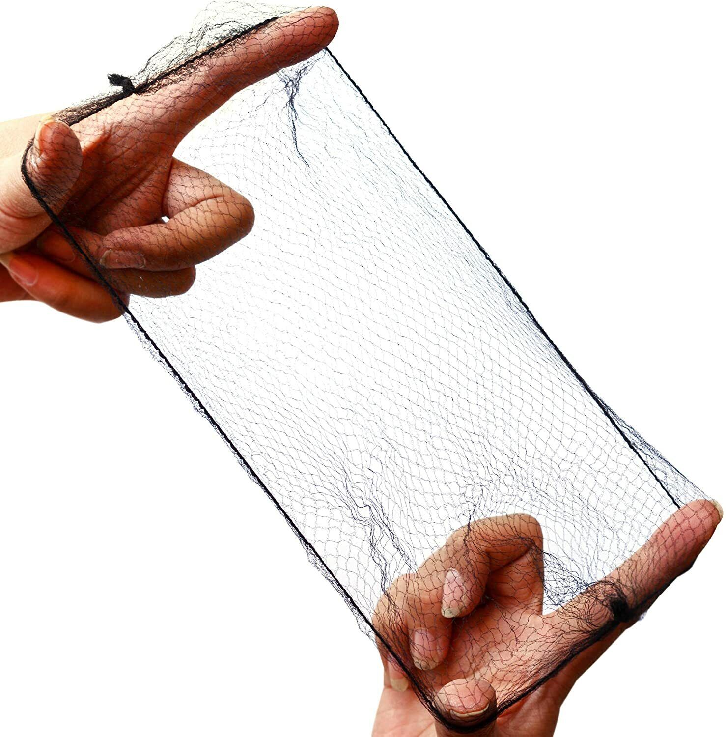 6x Invisible Hair Nets Elastic Edge Fine Mesh Bun Cover Styling Hair Bun Net