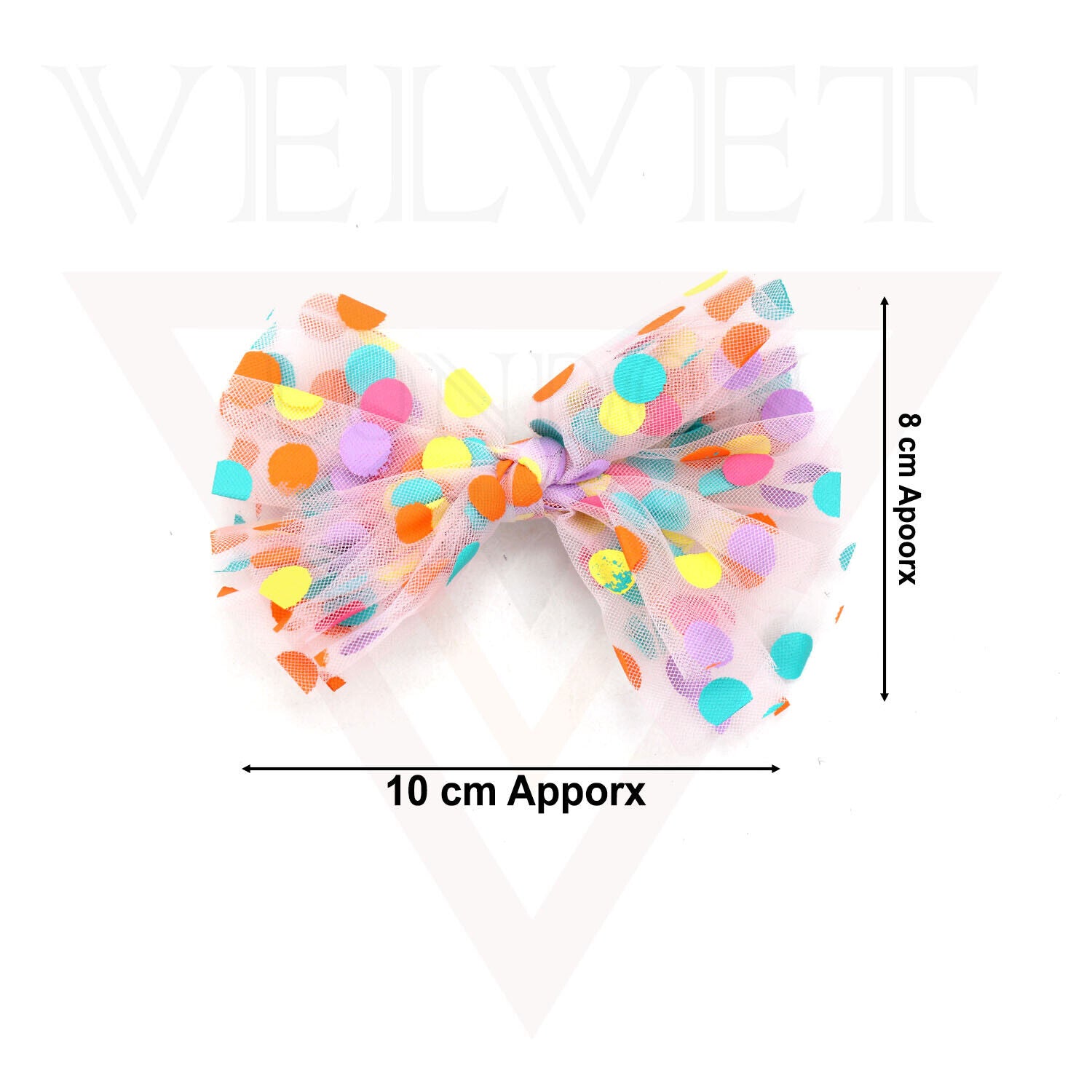 Dotted Hair Bows Ribbon Clips Glitter Hair Pins Colourfull Hair Slides Barrattes