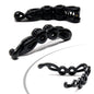 Twist Banana Hair Clip Barley French Glossy Fishtail Comb Ponytail Holder Pins