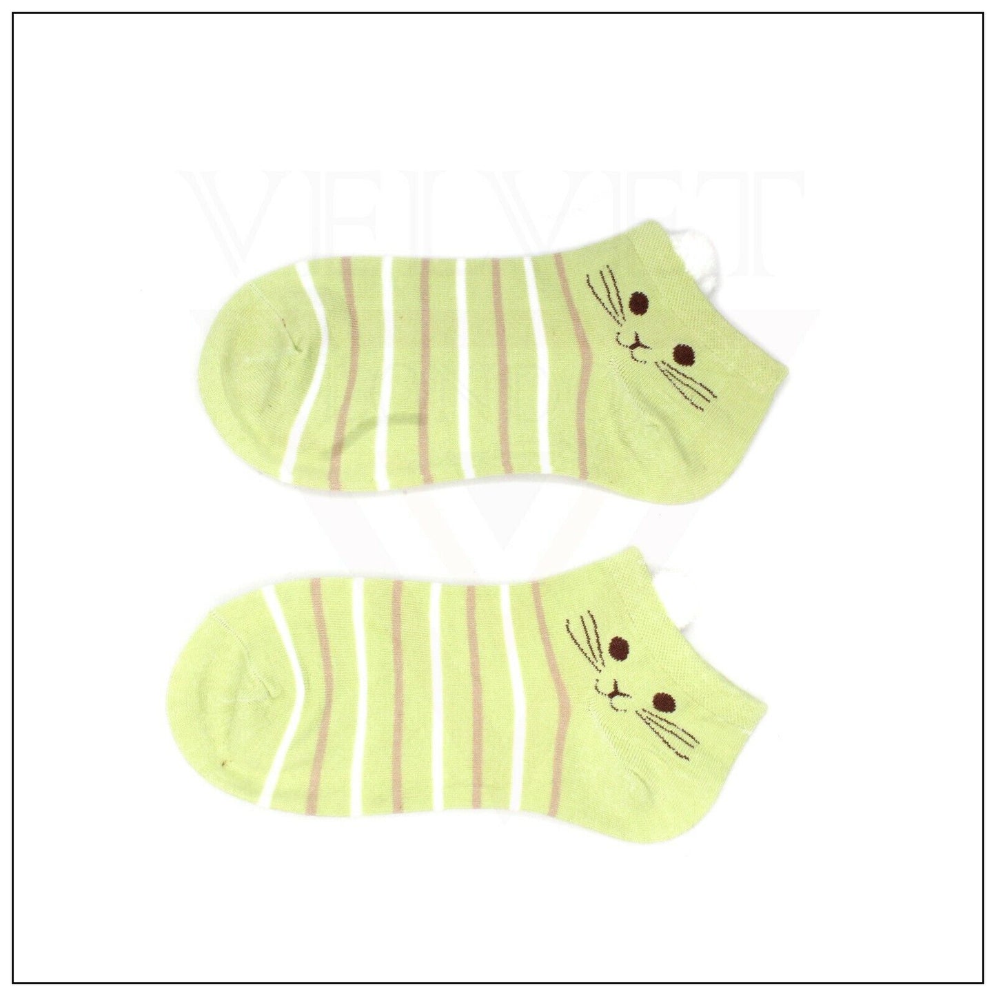 Funky Cotton Funny Animal Crew Socks Cute Rabbit Ear Socks For Women & Girls