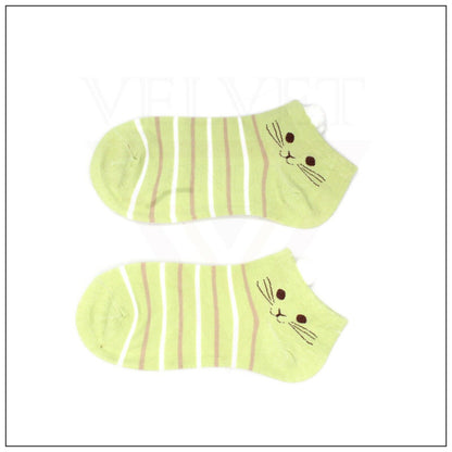 Funky Cotton Funny Animal Crew Socks Cute Rabbit Ear Socks For Women & Girls