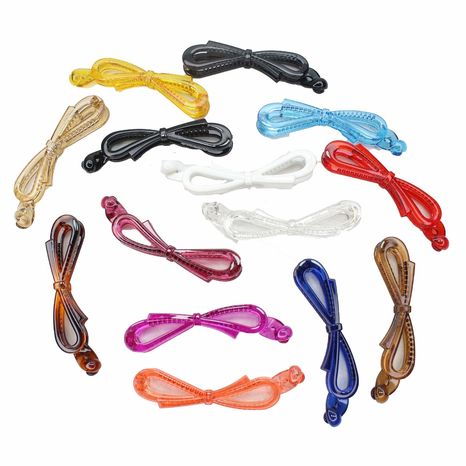French Hair Clip Banana Pin Ponytail Holder Non-Slip Comb Clamp Clips Barrattes