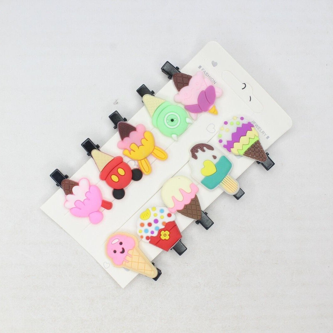 Cartoon Hair Clips Mix Design Baby Hairpin Kids Crocodile Clips Girl Hair Grips