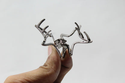 4x Hair Clamp Hair Claw Clips Star Metal Mini Hair Jaw Claw Barrattes Clutchers