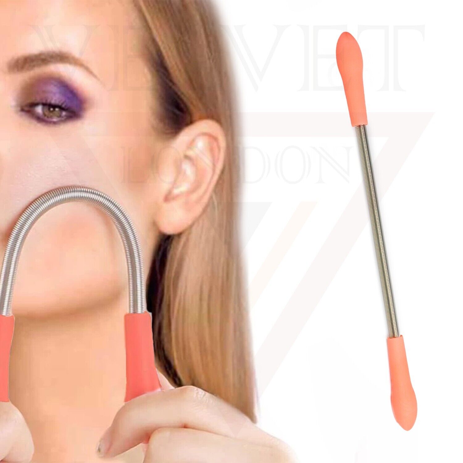 Portable Wax Stick Nose Hair Removal Spring Eyebrow Face Epilator Threading Tool