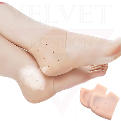3x Silicone Gel Heel Foot Skin Care Protector Cushion Inserts Pad Heel Pain