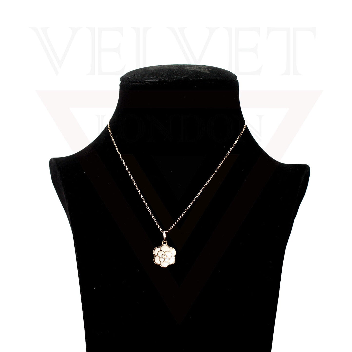 Pendant Necklace Small Colour Golden Sunflower Vintage Delicate Choker Chain