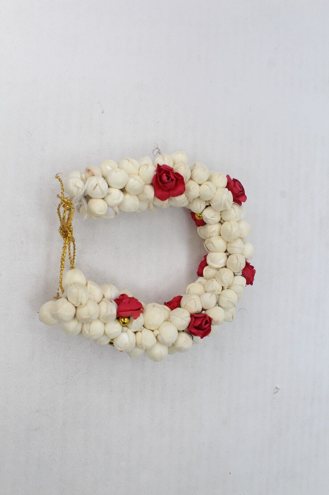 Hair Styling Juda Jasmine & Rose Gajra Floral Bun Artificial Flower Wedding 