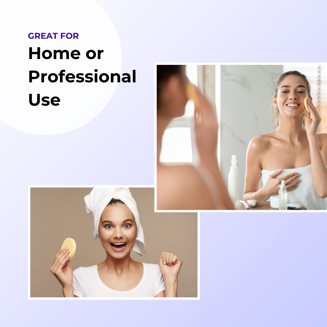 Facial Sponges Reusable Natural Face Sponges Cleansing Mask Sponges Make Up 24PC