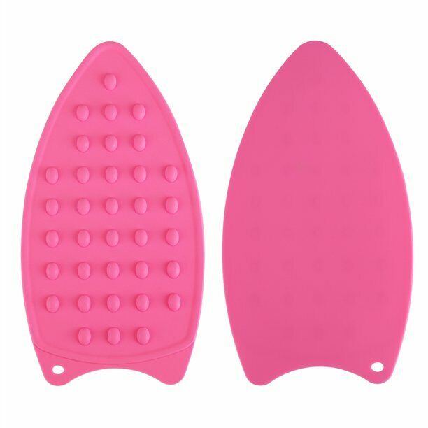 Pink Iron Silicone Hot Safety Rest Pad Ironing Board Heat Resistant Protector UK