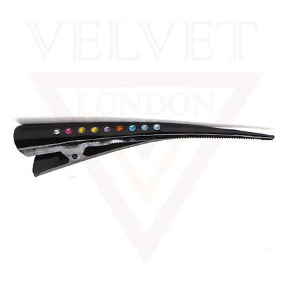 Hair Clip Duckbill Rhinestone Metal Non-slip Teeth Crocodile Hair Clip Barrettes