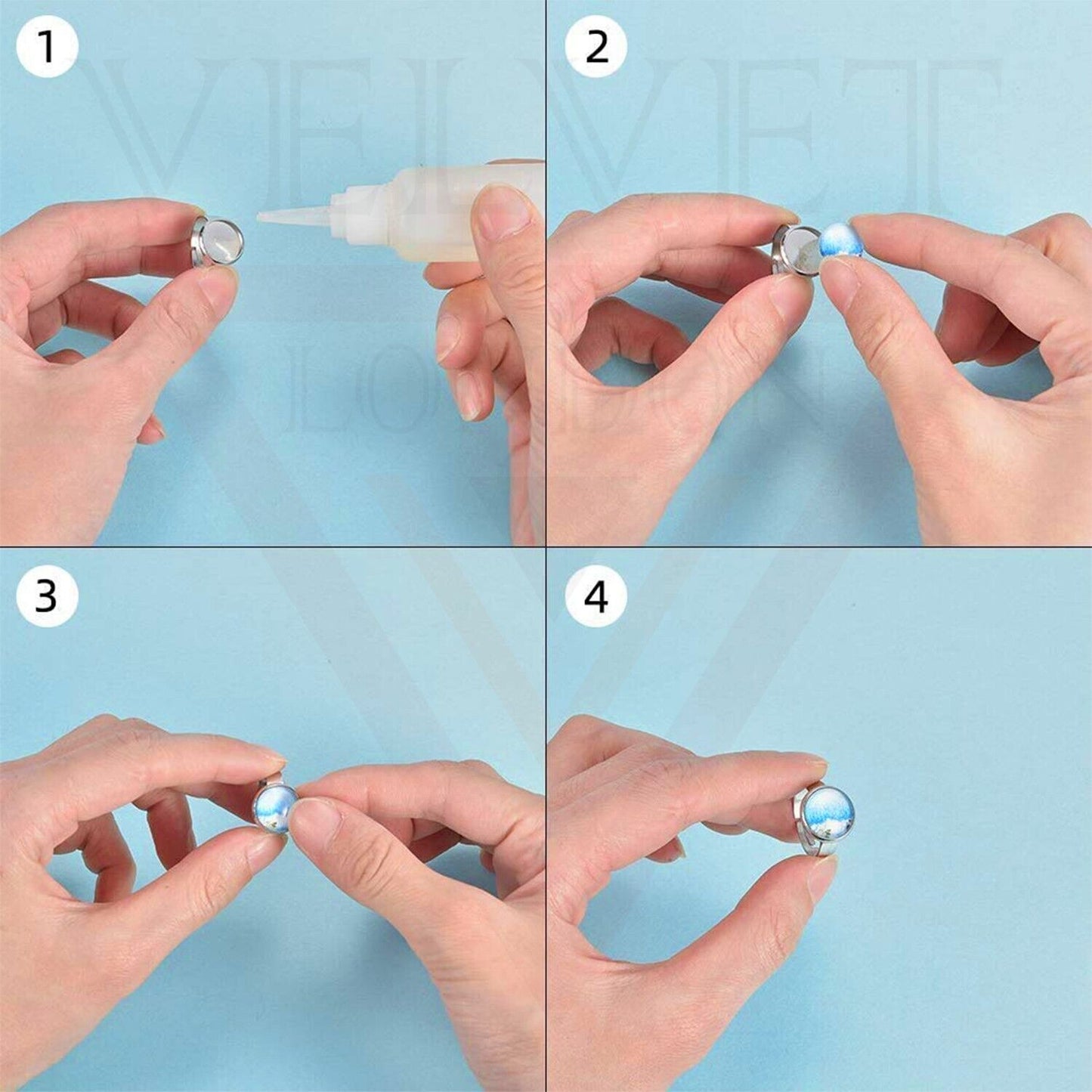 Round Adjustable Ring Bases Finger Ring Making For Ring Making Jewellery Blanks