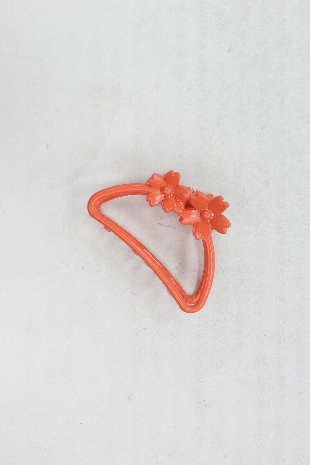 Matte Hair Claw Clip Metal Flower Clutcher Non-slip Frosted Barrette Jaw Clamp