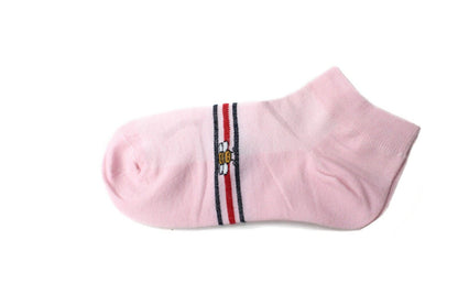 3 Line Crew Socks Novelty Cotton Butterfly Print Socks For Women and Girls