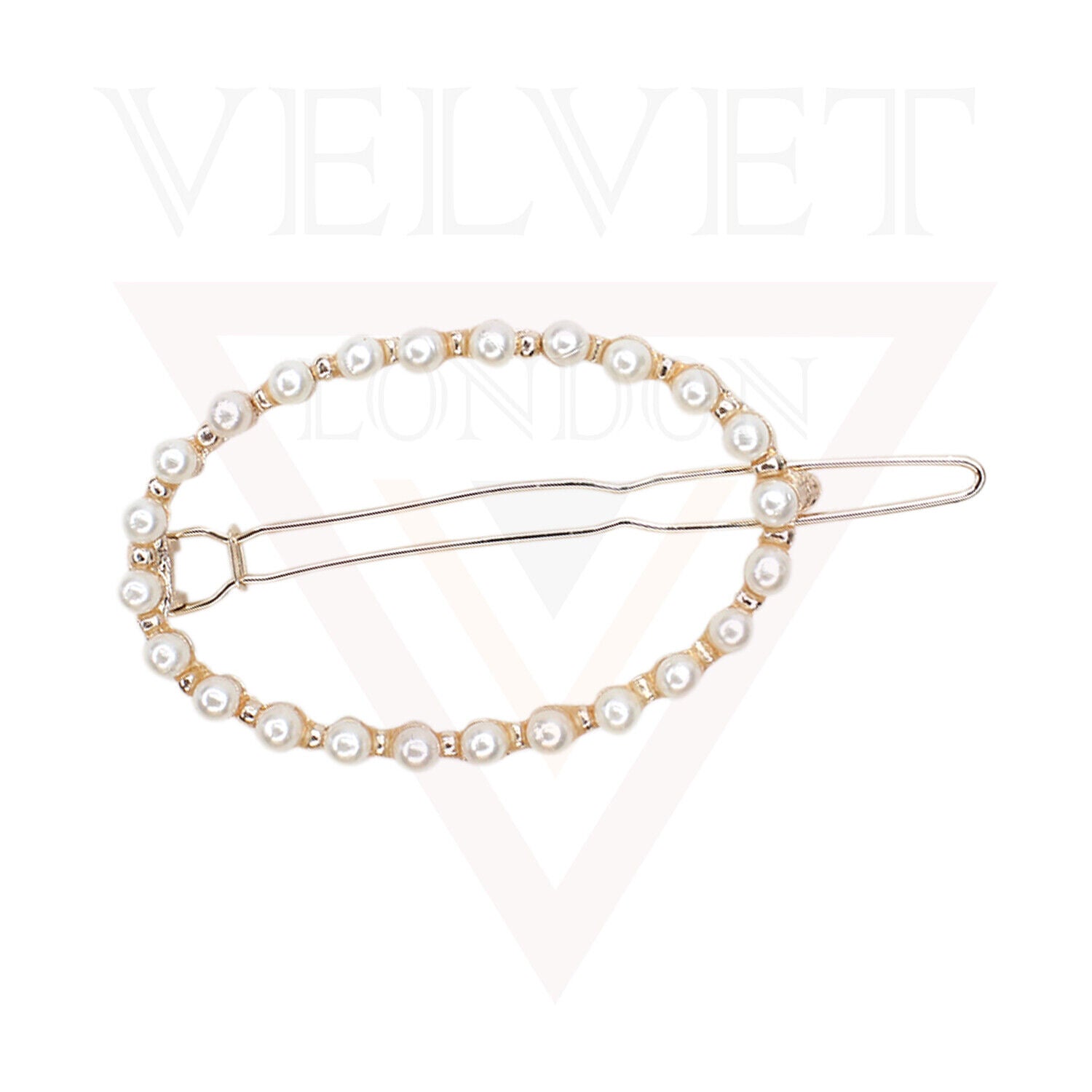 Hair Clips Metal Golden Korean Clips Slider Hair Pin Grips Pins Pearl Snap Clips