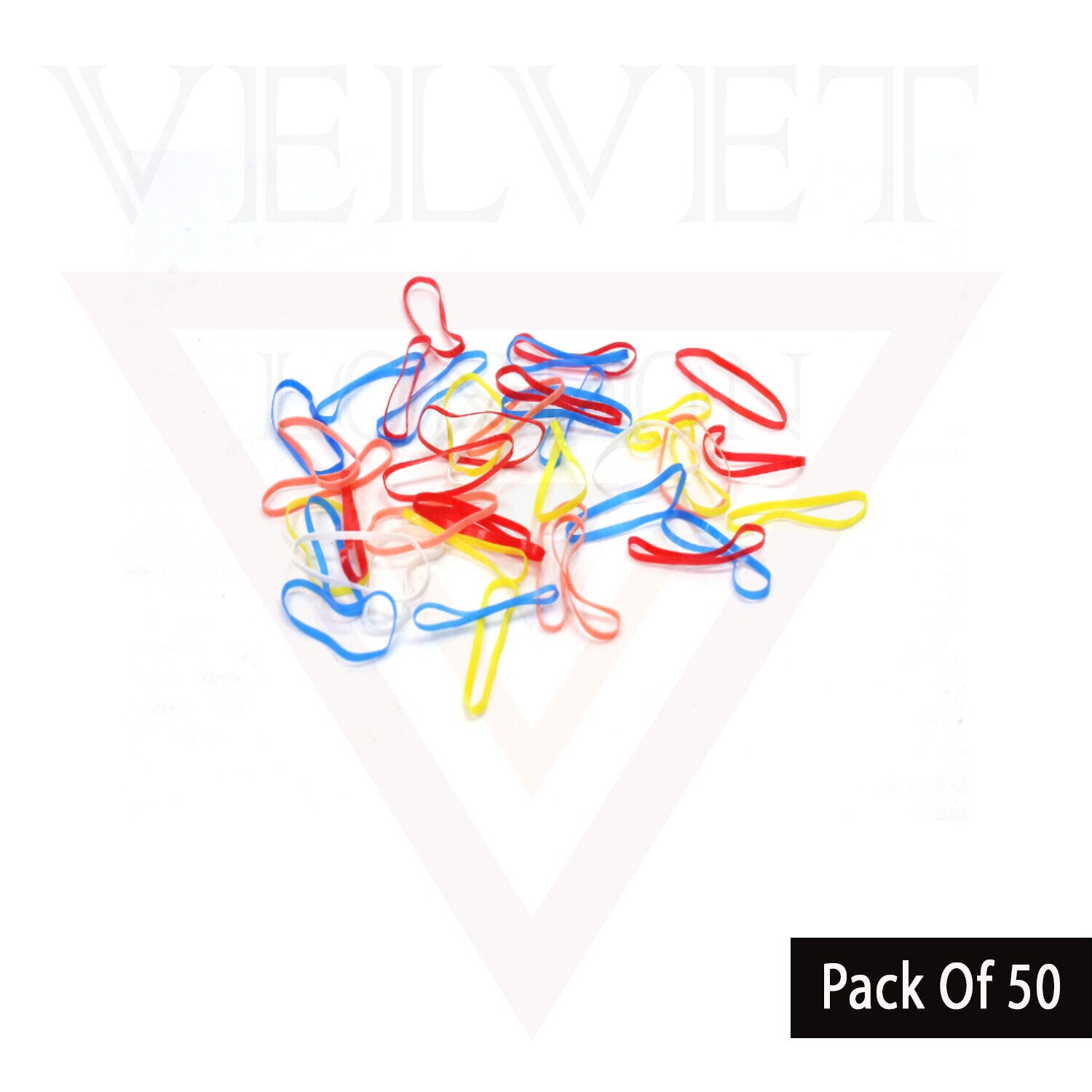 Mini Rubber Bands Soft Elastic Bands for Kids Hair Braids Multi-colour & Black