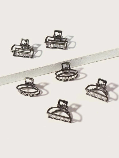 Ladies Hair Claw Metalic Mini Hair Jaw Clips Barrattes Clamp Clutchers Butterfly