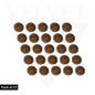 Natural Wooden Round Buttons Craft 2-Hole Sewing Clothing Buttons Art , 15mm