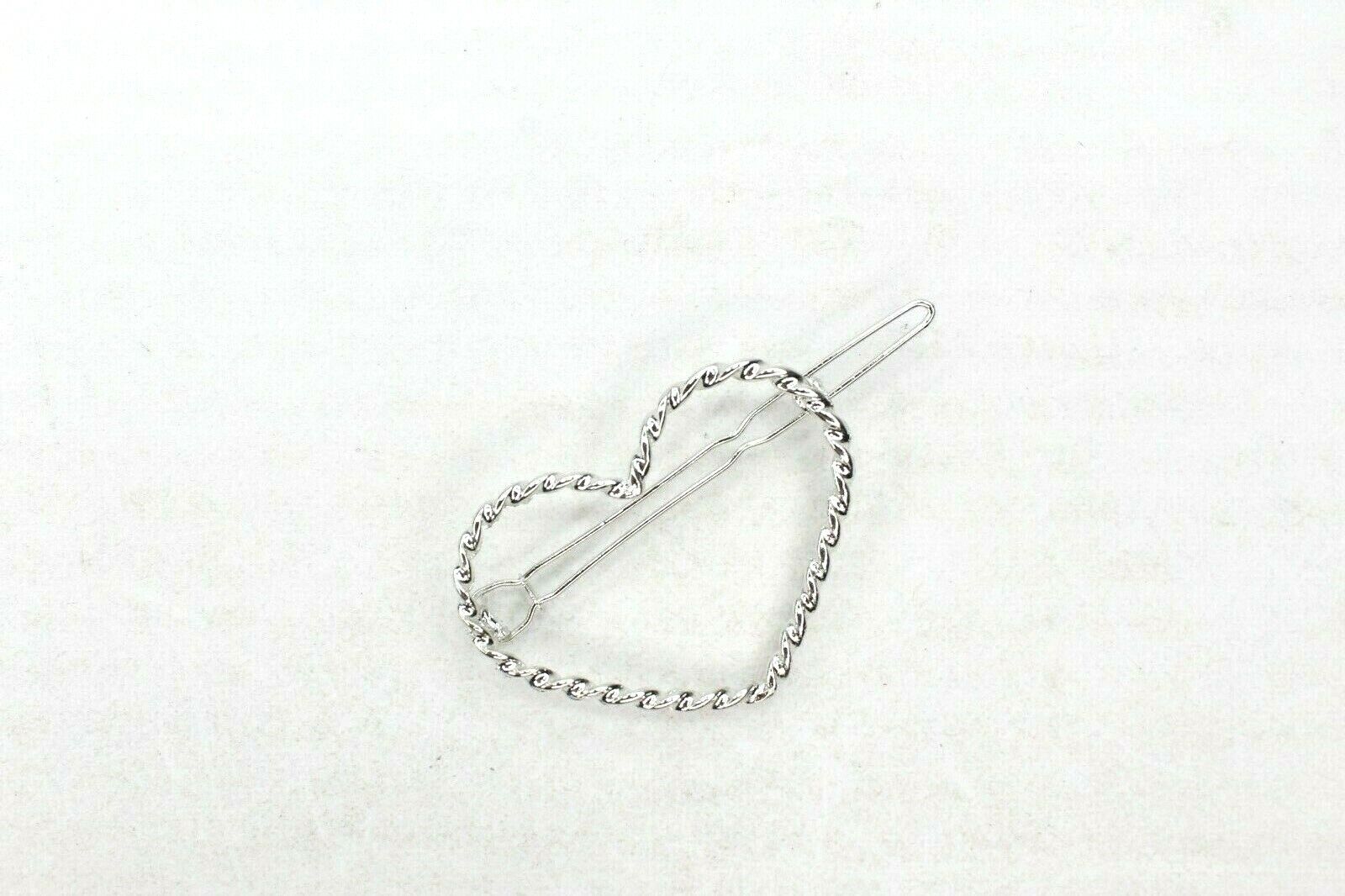 Hair Clips Clamp Silver Wava Metal Hair Pin Sliders Korean Clips Grip