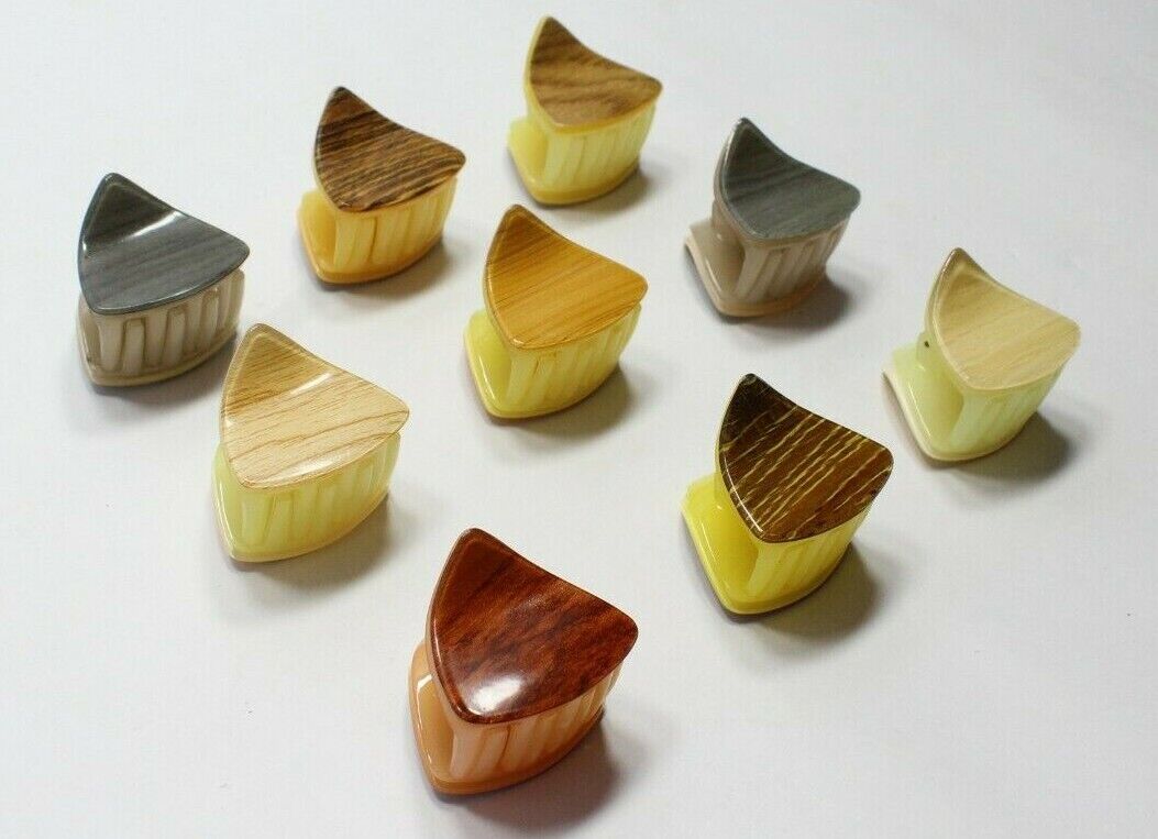 Hair Claw Clips Wooden Effect Clamp Tringle Shape Hairpin Butterfly Barrette