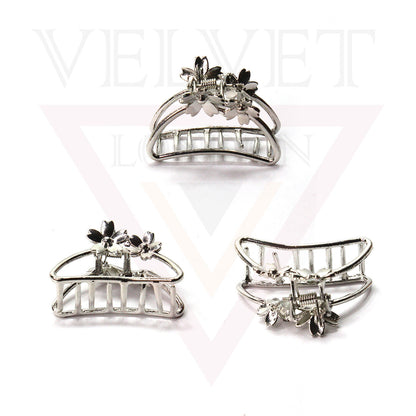 2pcs Tiny Hair Clips Metal Hair Claw Strong Hold Clips Jaw Clamp Small Hairpins