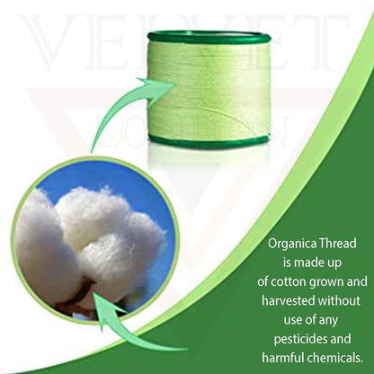 1x Organica Eyebrow Cotton Thread Threading Antiseptic Facial Hair Removal Salon