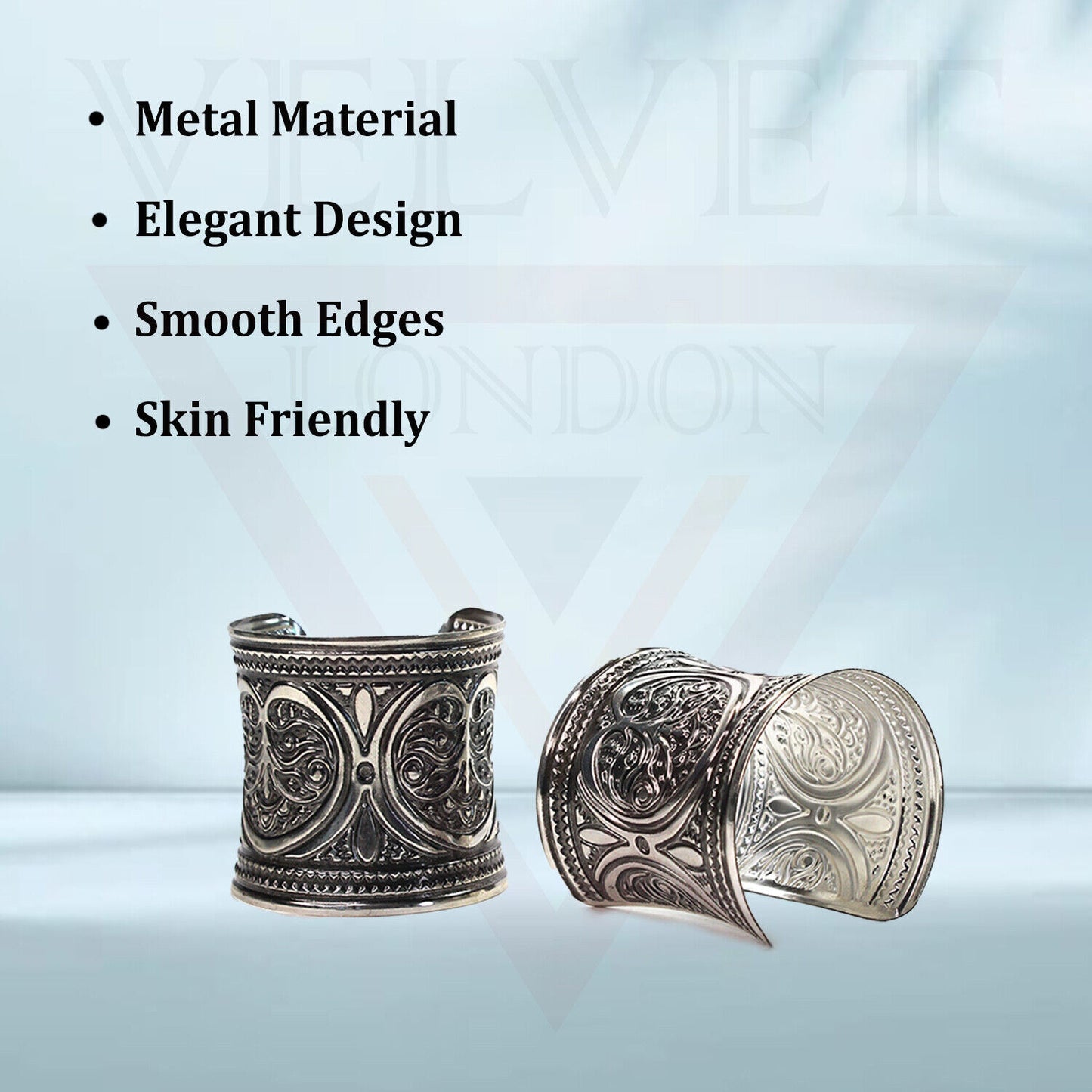 Kada Bangle Bracelet Antique German Oxidised Traditional Cuff Bracelet for Girls