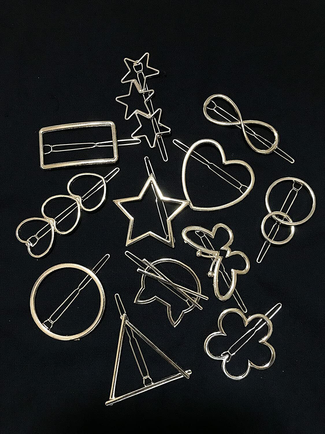 Silver Korean Clip Hair Clip Metal Hair Pin Sliders Minimalist Grips Barrettes 