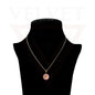 Pendant Necklace Small Colour Golden Sunflower Vintage Delicate Choker Chain