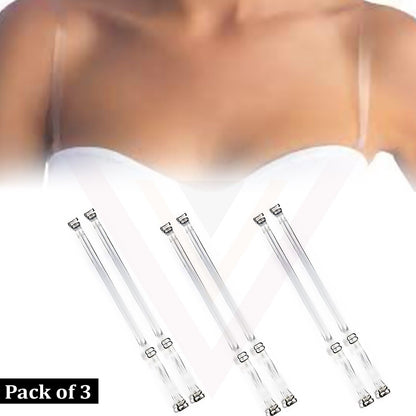 Clear Bra Straps Soft Adjustable Invisible Bra Straps For Strapless Bras Women