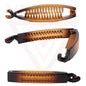 Banana Clip Transparent Non-Slip Fishtail Ponytail Holder Hair Clips Clamp Comb