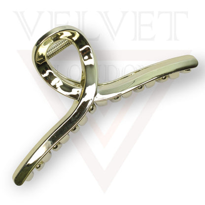 3x Knot Shape Hair Claw Black Golden Brown Hair Jaw Clamp Butterfly Hair Clips 