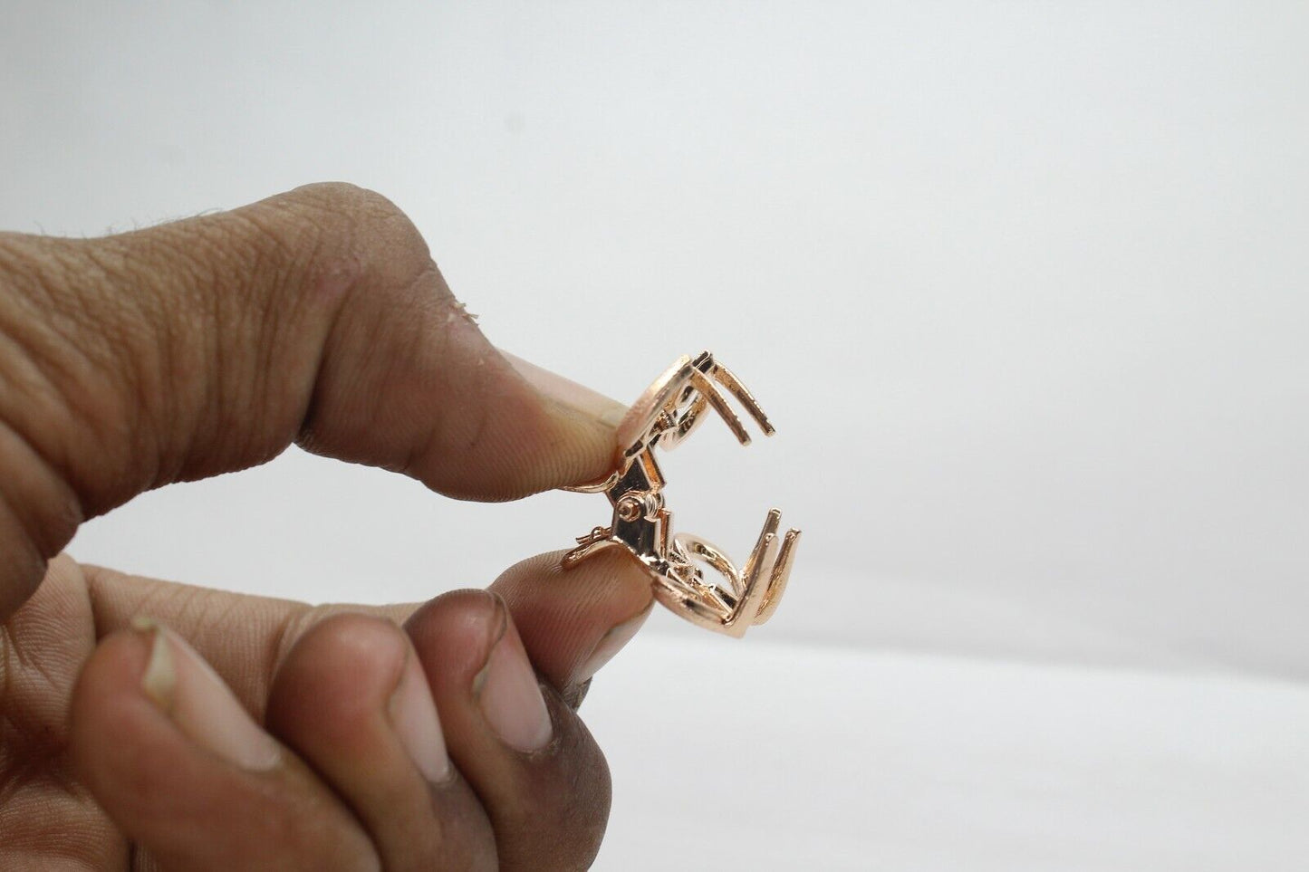 Tiny Hair Claw Clips Metal Mini Heart Hair Jaw Hair Clamp Non-slip Hair Barrette