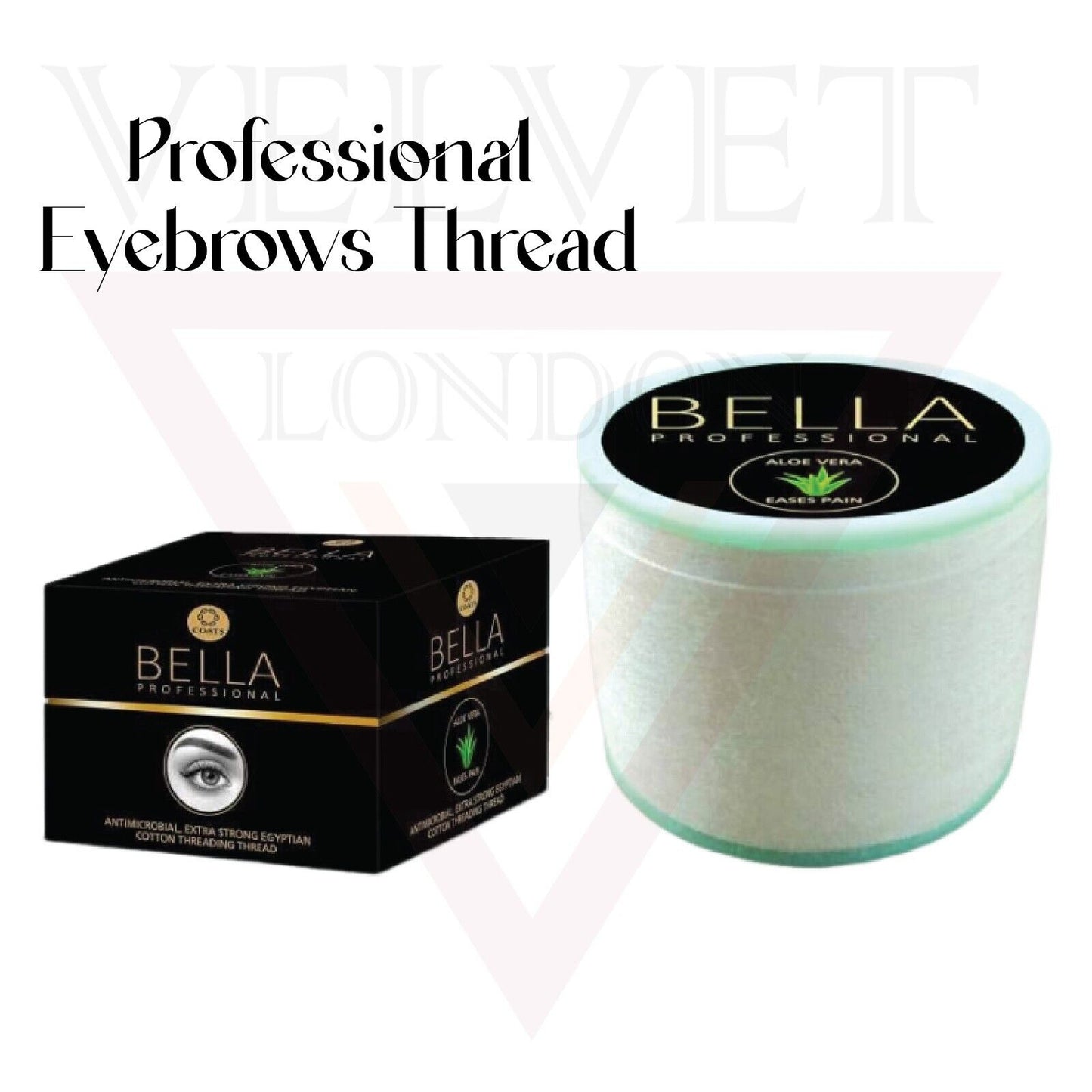 Bella Professional Eyebrow Threading Threads Antibacterial Facial Hair Removal