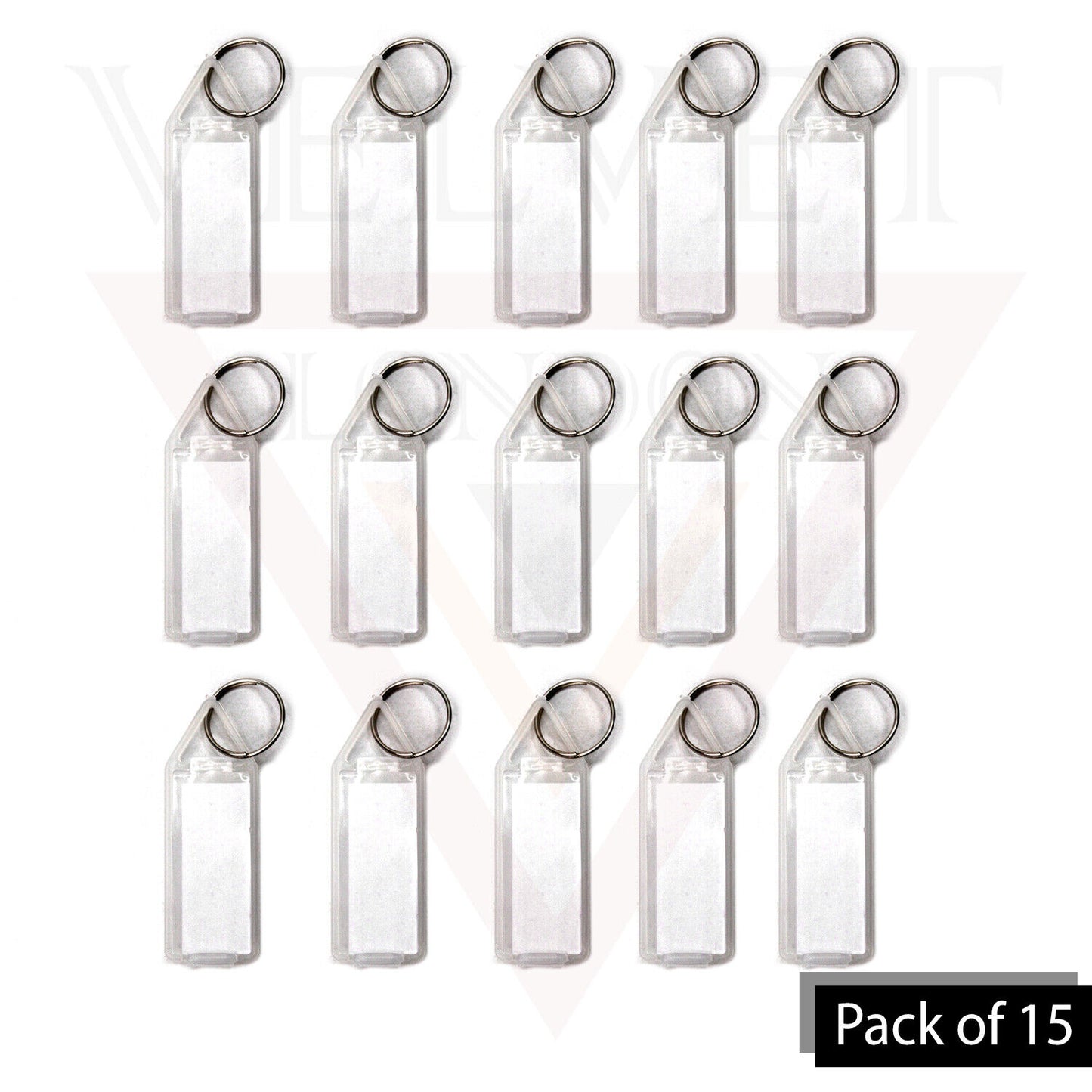 Keychain Tag Label Key Ring ID White Decorative Purpose On Keys Luggage Label