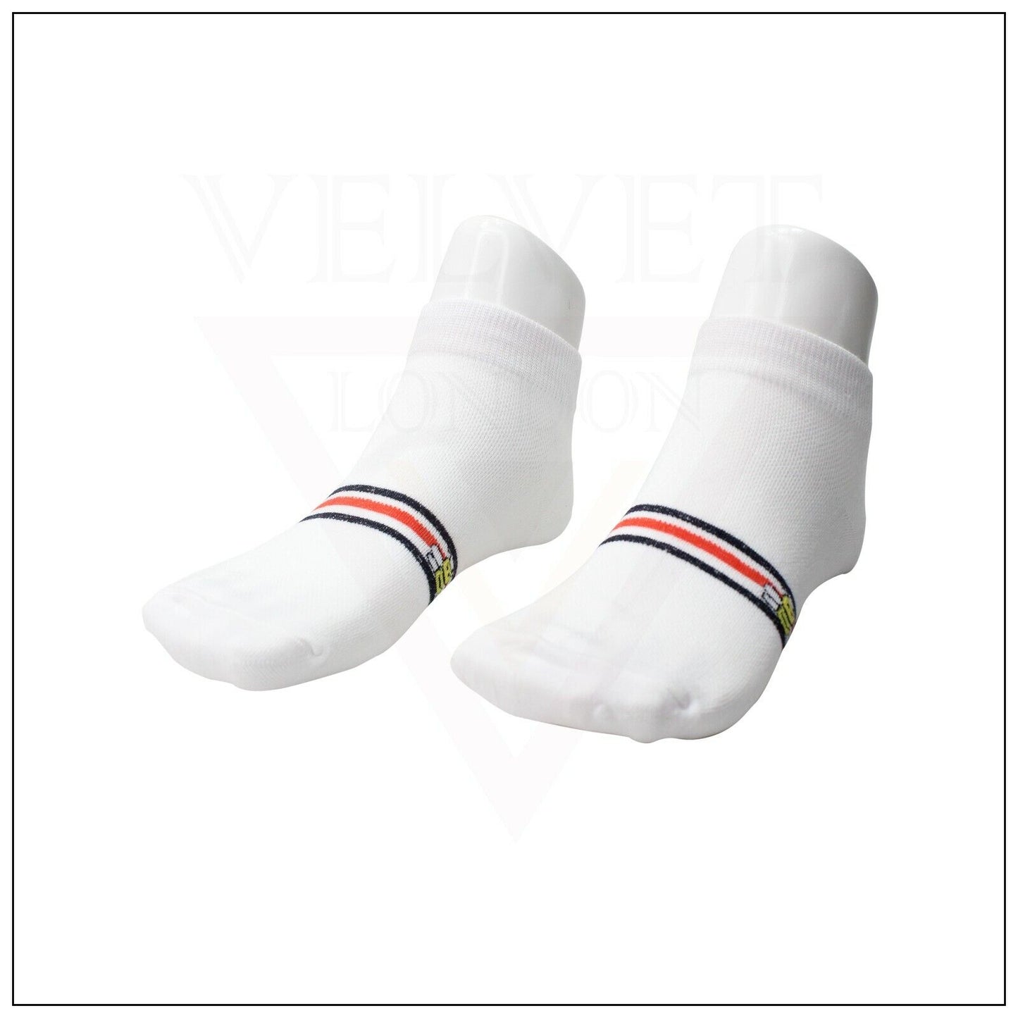 3 Line Crew Socks Novelty Cotton Butterfly Print Socks For Women and Girls