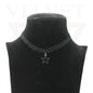 Girl Black Choker Charm Necklace Vintage Classic Pendant Lace Punk Retro Collar